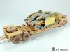 E.T. Model P35-123 WWII German Tank Transporter Sd.Ah.116 Sagged wheels For TAMIYA Kit 1/35